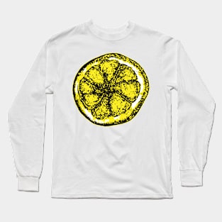 Stone Roses Merch The Stone Roses Lemon Ringer Long Sleeve T-Shirt